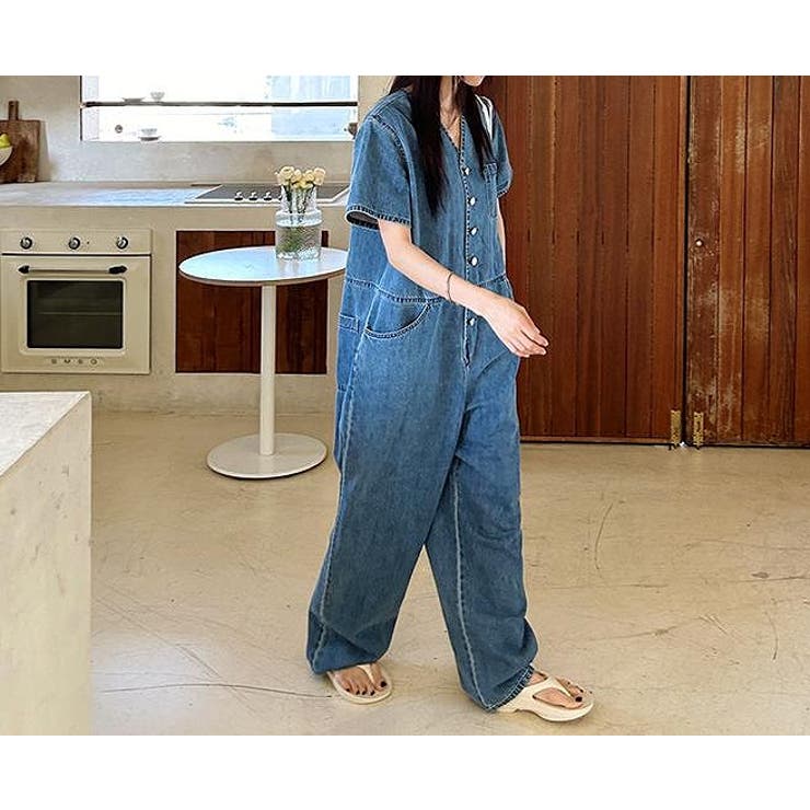 半袖デニムサロペット | Ulysses | 詳細画像7 