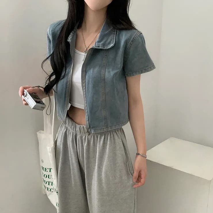 半袖ショートデニムシャツ | Ulysses | 詳細画像2 