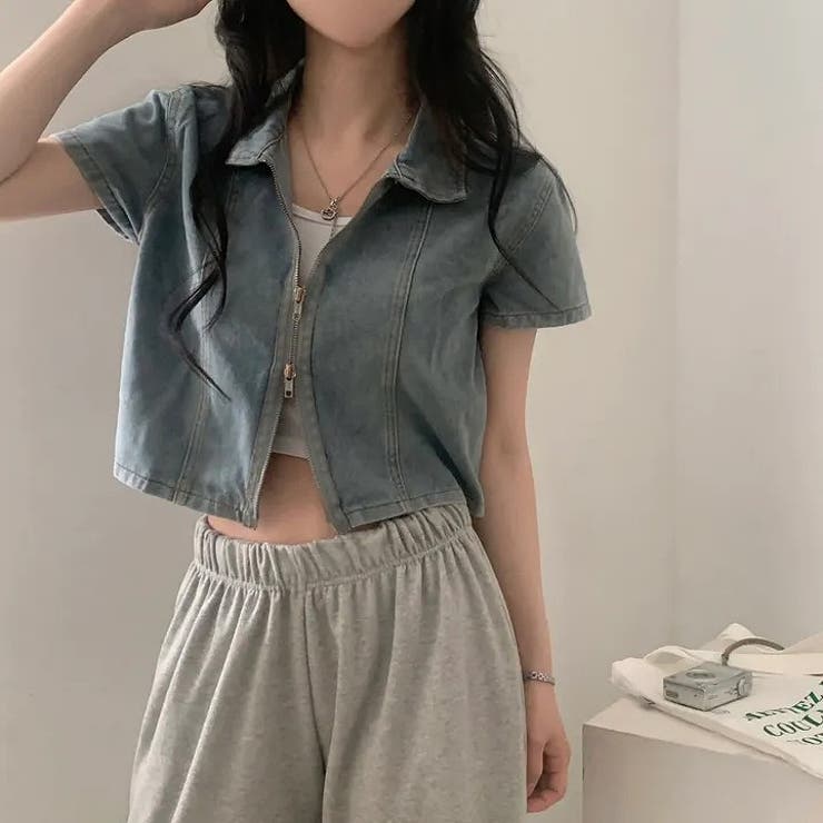 半袖ショートデニムシャツ | Ulysses | 詳細画像3 