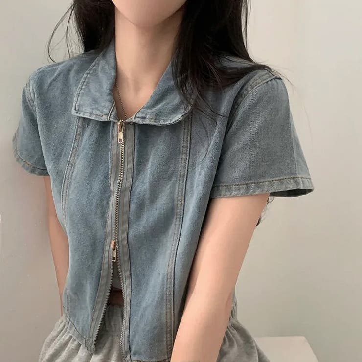 半袖ショートデニムシャツ | Ulysses | 詳細画像4 