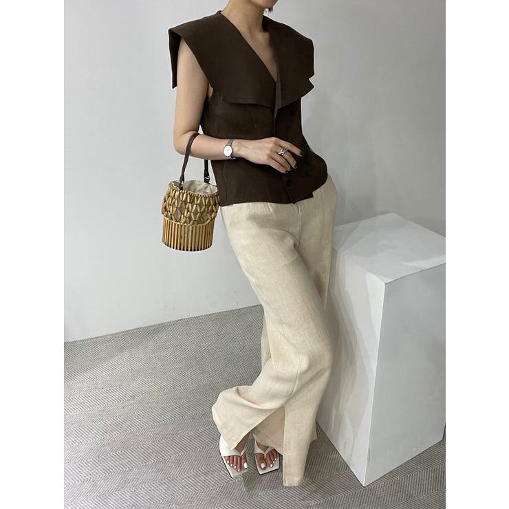 ダブルブレスト袖なしベスト | Ulysses | 詳細画像5 