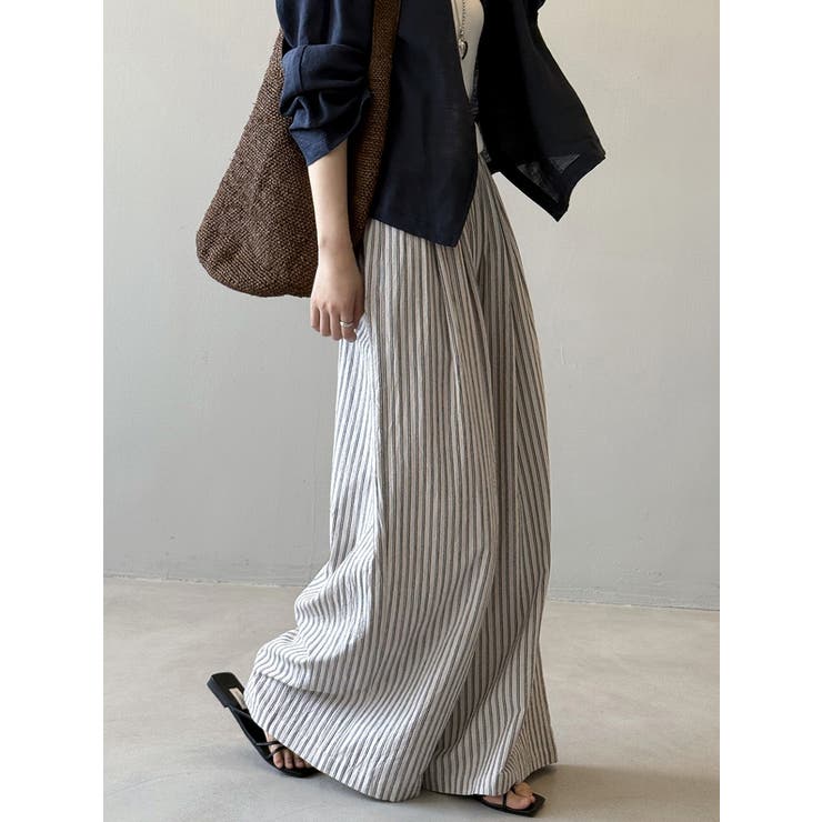 ストライプワイドパンツ | Ulysses | 詳細画像1 