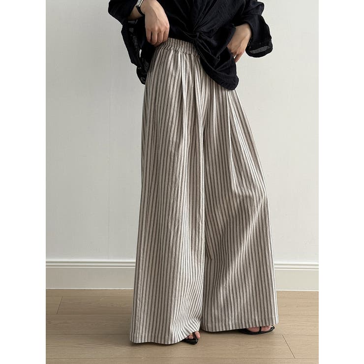 ストライプワイドパンツ | Ulysses | 詳細画像4 