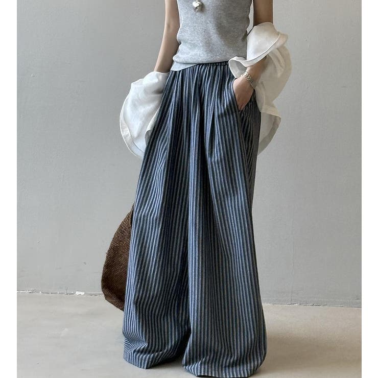 ストライプワイドパンツ | Ulysses | 詳細画像8 