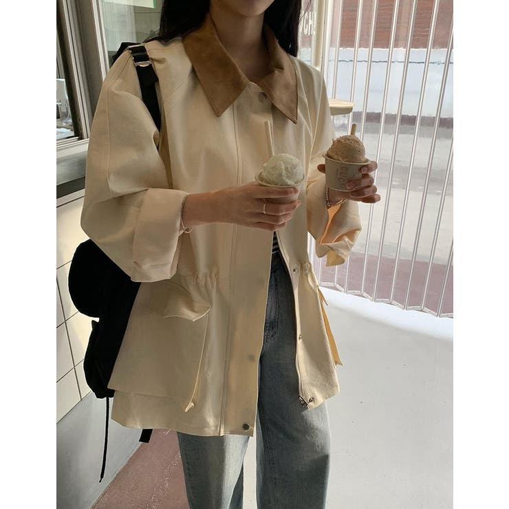 カラーコントラストの襟付きジャケット | Ulysses | 詳細画像3 