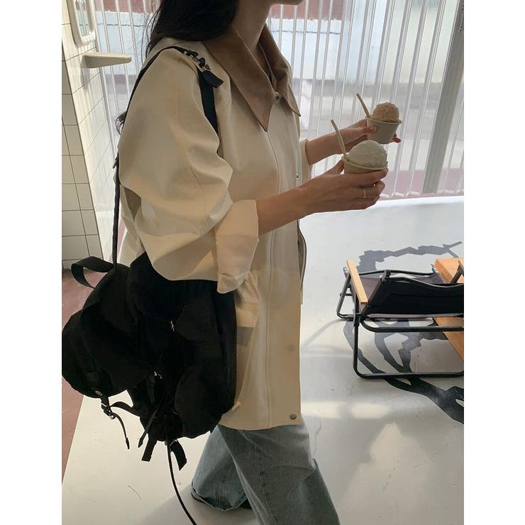 カラーコントラストの襟付きジャケット | Ulysses | 詳細画像4 