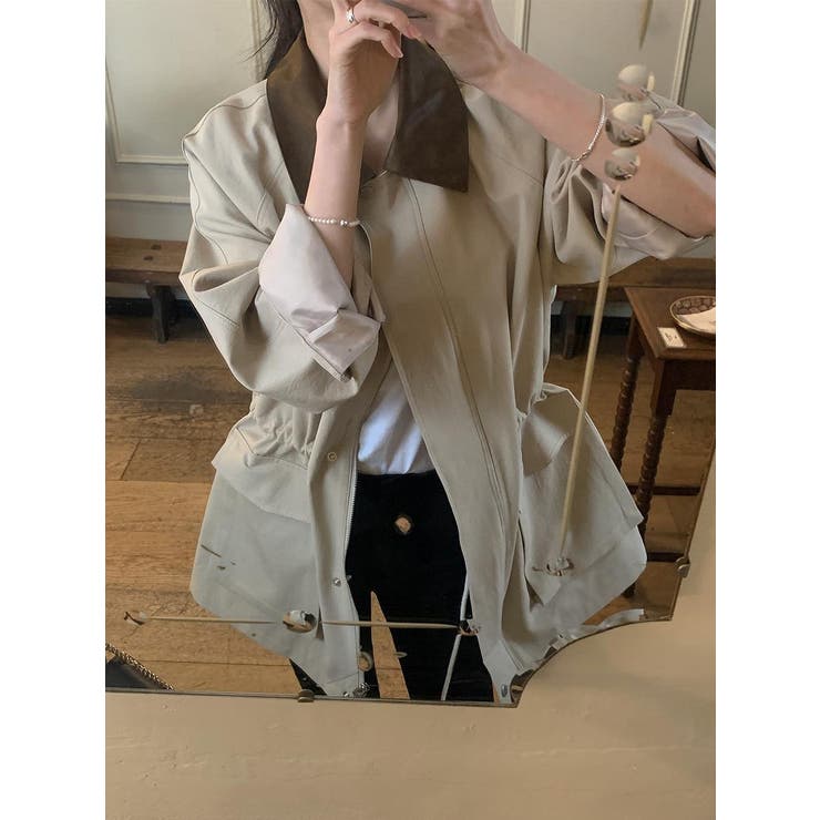 カラーコントラストの襟付きジャケット | Ulysses | 詳細画像8 