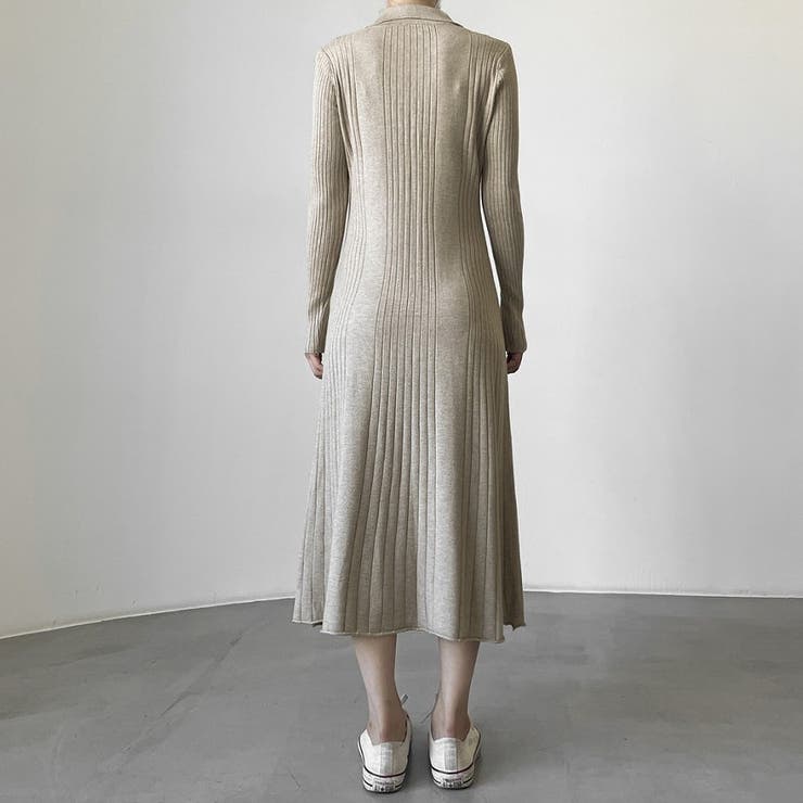 ボタンダウンニットワンピース | Ulysses | 詳細画像3 