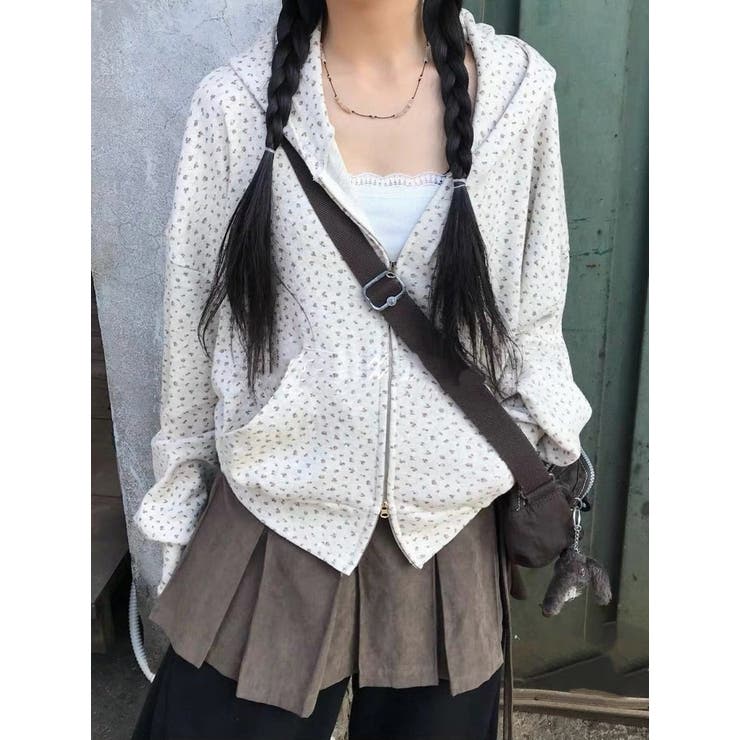 フード付きプリントスウェットダブルジップジャケット | Ulysses | 詳細画像2 