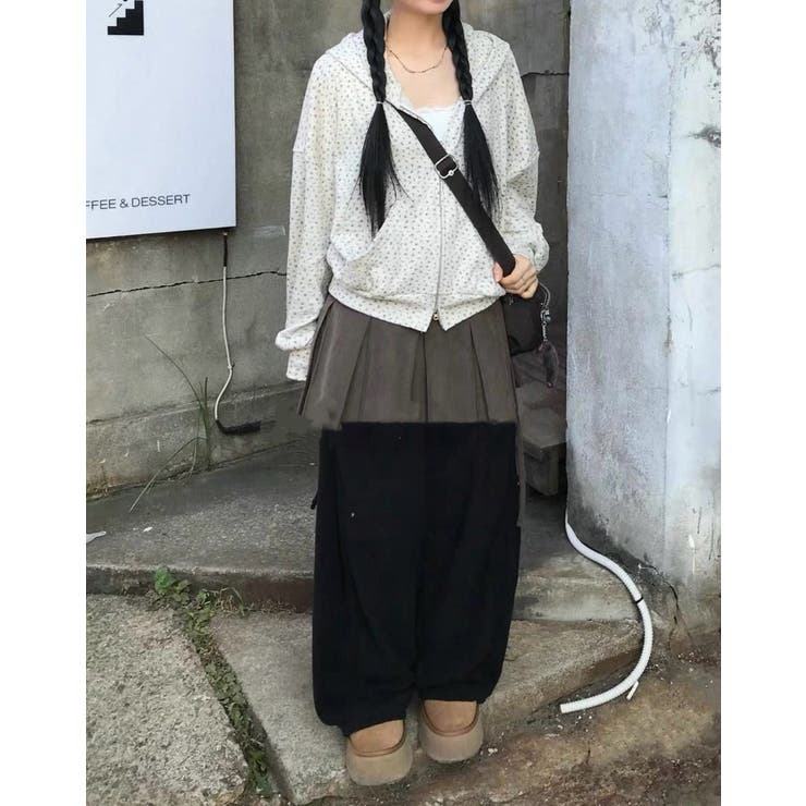 フード付きプリントスウェットダブルジップジャケット | Ulysses | 詳細画像4 