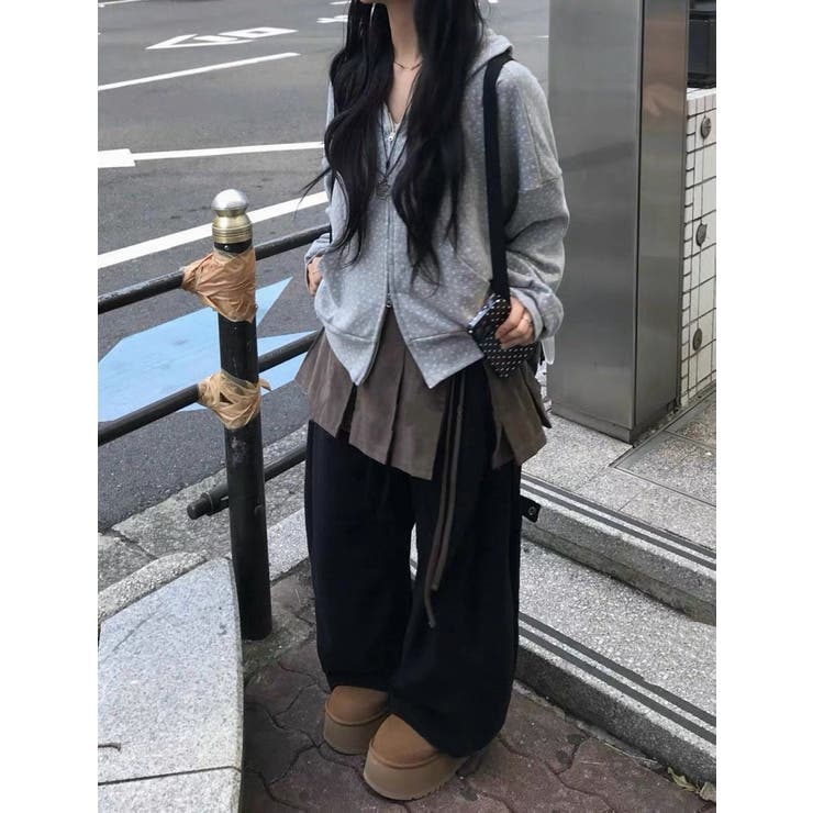 フード付きプリントスウェットダブルジップジャケット | Ulysses | 詳細画像6 