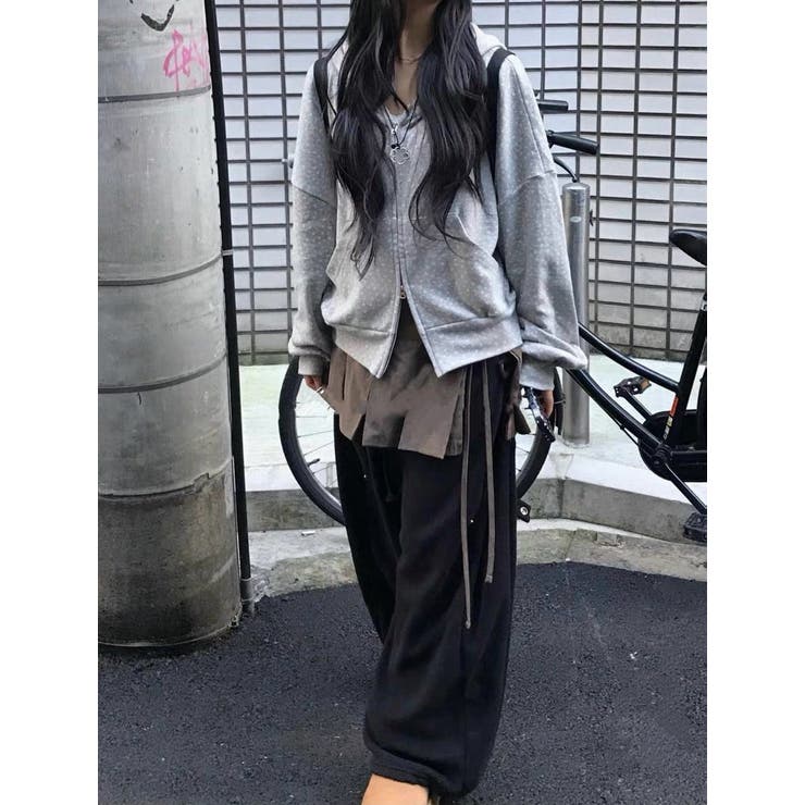 フード付きプリントスウェットダブルジップジャケット | Ulysses | 詳細画像8 