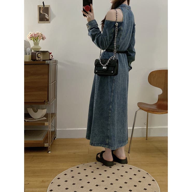 デニムオフショルダーワンピース | Ulysses | 詳細画像4 