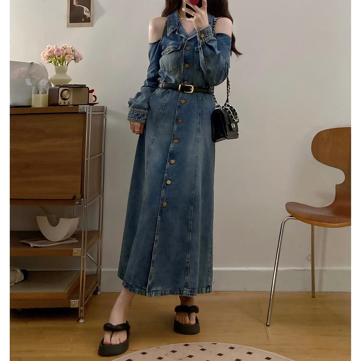 デニムオフショルダーワンピース | Ulysses | 詳細画像5 