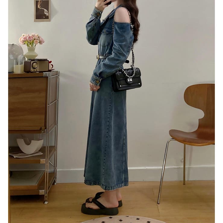 デニムオフショルダーワンピース | Ulysses | 詳細画像7 