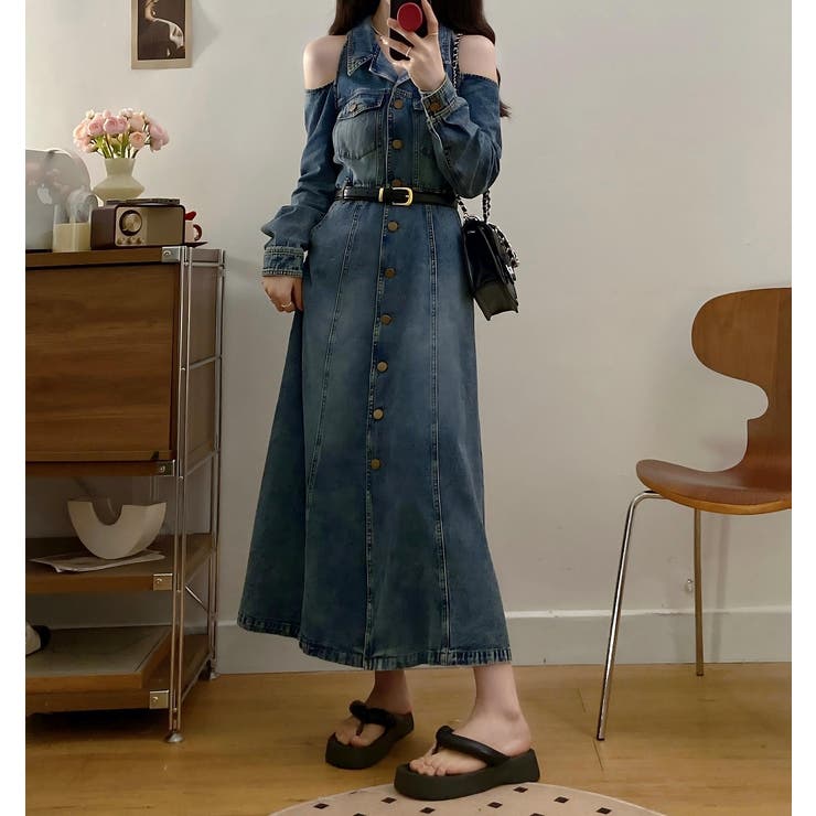 デニムオフショルダーワンピース | Ulysses | 詳細画像9 