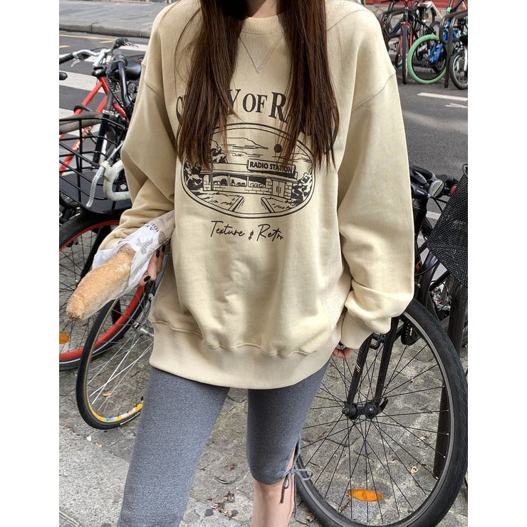 ベージュ | プリントトレーナー | Ulysses