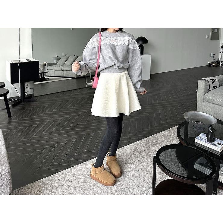 レース切り替え長袖トレーナー | Ulysses | 詳細画像4 