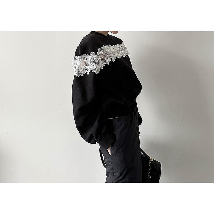 レース切り替え長袖トレーナー | Ulysses | 詳細画像7 