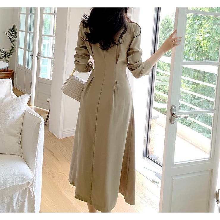 襟付き長袖ワンピース | Ulysses | 詳細画像7 