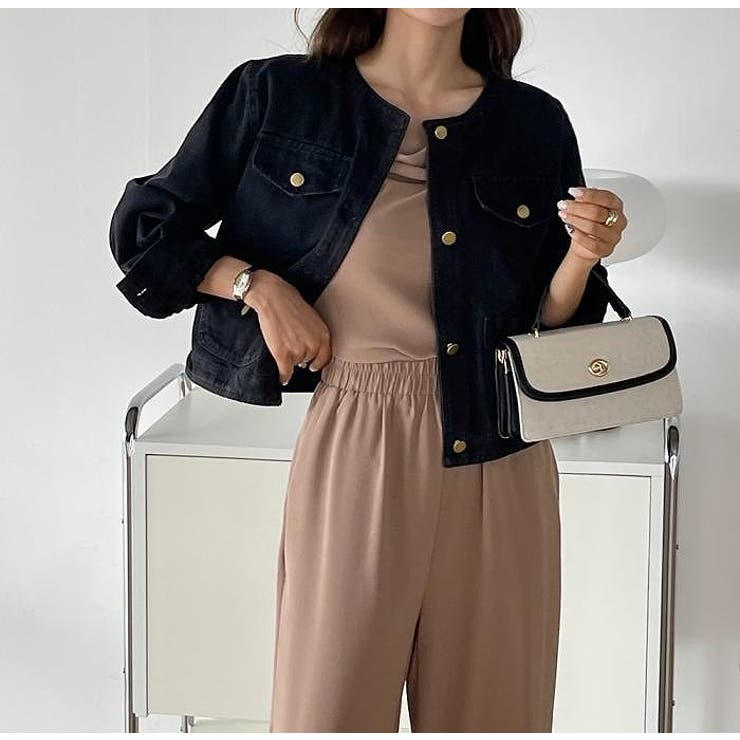 ブラック | デニムショートジャケット | Ulysses