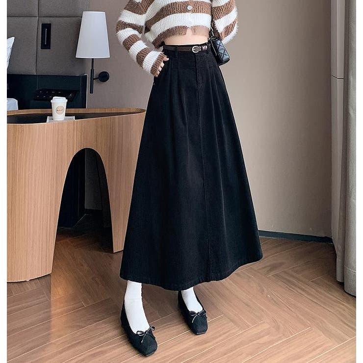ベルト付きコーデュロイスカート | Ulysses | 詳細画像5 
