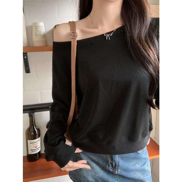 ブラック | オフショルダートレーナー | Ulysses