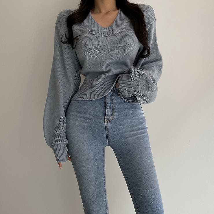 バックリボンランタンスリーブセーター | Ulysses | 詳細画像6 