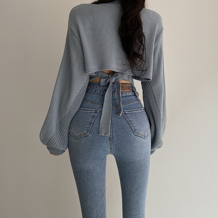 バックリボンランタンスリーブセーター | Ulysses | 詳細画像8 