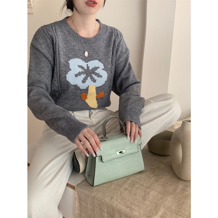 配色フラワーセーター | Ulysses | 詳細画像5 