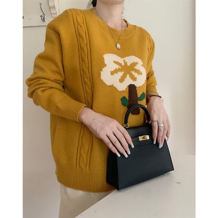 配色フラワーセーター | Ulysses | 詳細画像9 