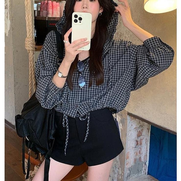 フード付きシャツショートジャケット | Ulysses | 詳細画像8 