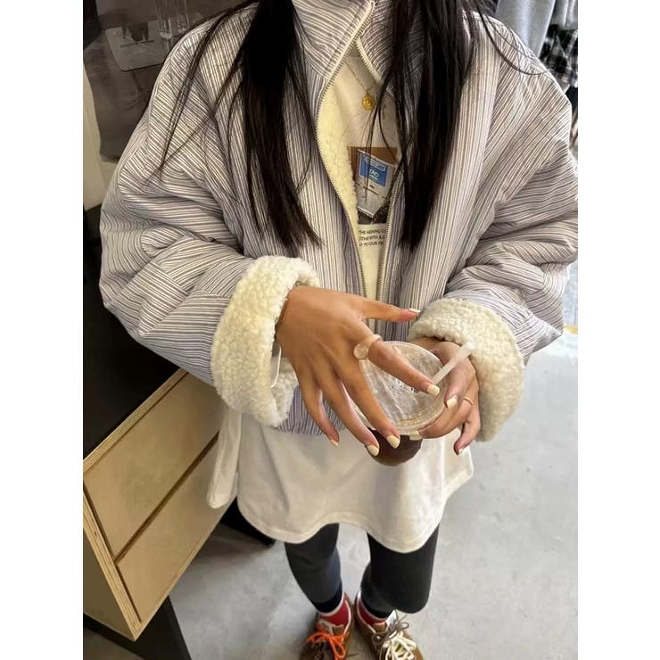 チェック柄羊羔毛ジャケット | Ulysses | 詳細画像2 