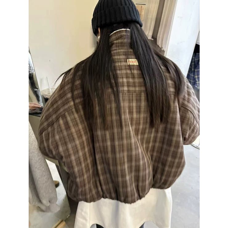 チェック柄羊羔毛ジャケット | Ulysses | 詳細画像6 