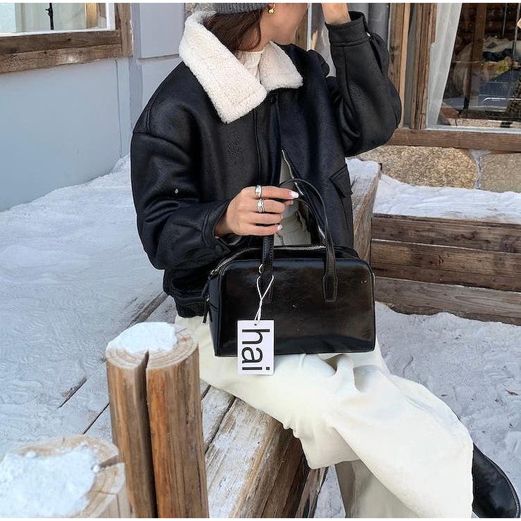 鹿の毛皮の綿毛羊羔毛ジャケット | Ulysses | 詳細画像7 