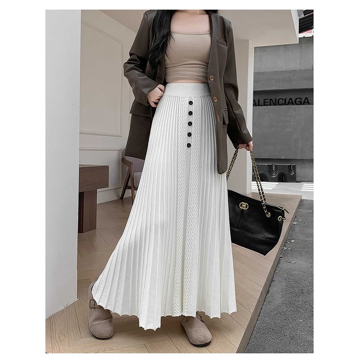 アイボリー | ニットスカート | Ulysses