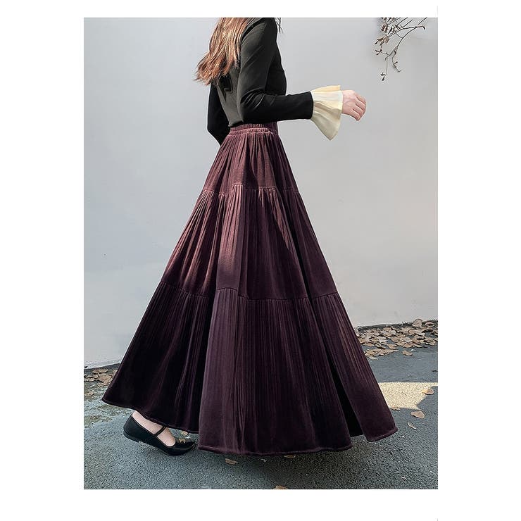 ベルベットプリーツスカート | Ulysses | 詳細画像9 