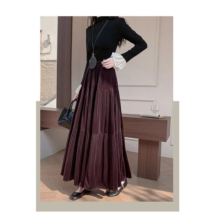 ベルベットプリーツスカート | Ulysses | 詳細画像12 