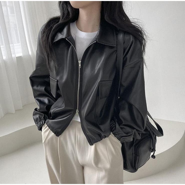 ブラック | 合成皮革ジャケット | Ulysses