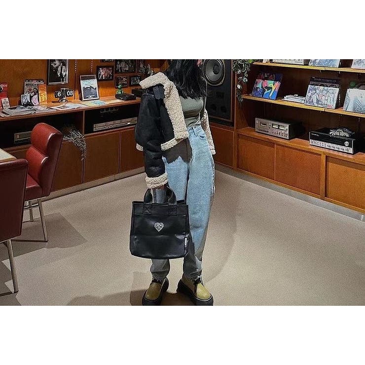 鹿の毛皮の綿毛羊羔毛ショートジャケット | Ulysses | 詳細画像5 