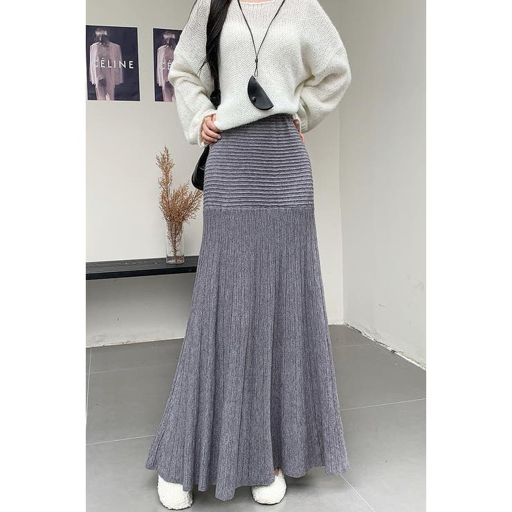 グレー | ニットスカート | Ulysses