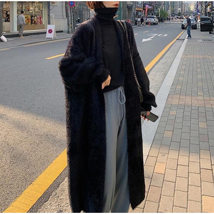 ブラック | ロングカーディガンジャケット | Ulysses