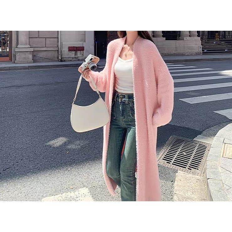 ピンク | ロングカーディガンジャケット | Ulysses