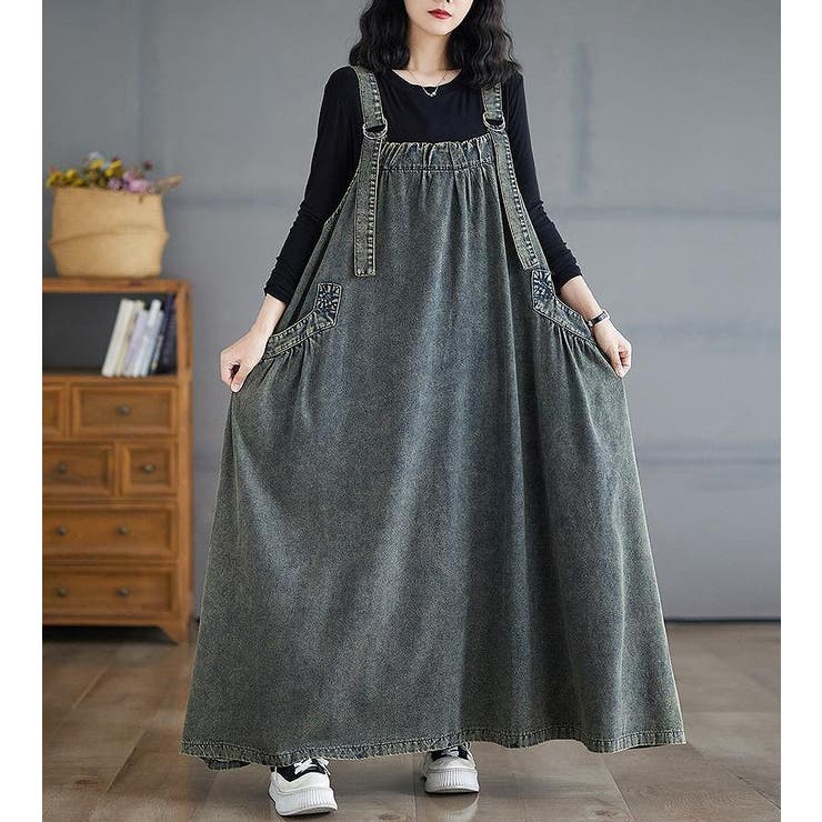 ブルー | デニムストラップワンピース | Ulysses