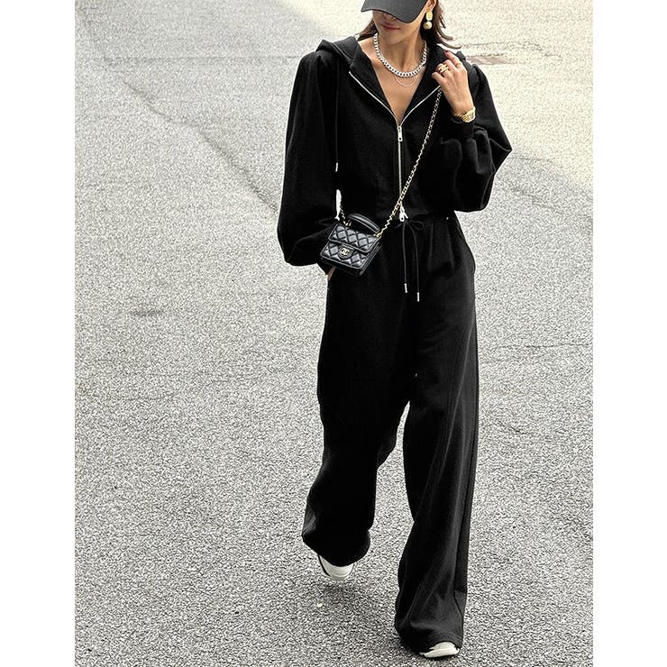 パーカーショートジャケットワイドパンツセットアップ | Ulysses | 詳細画像6 