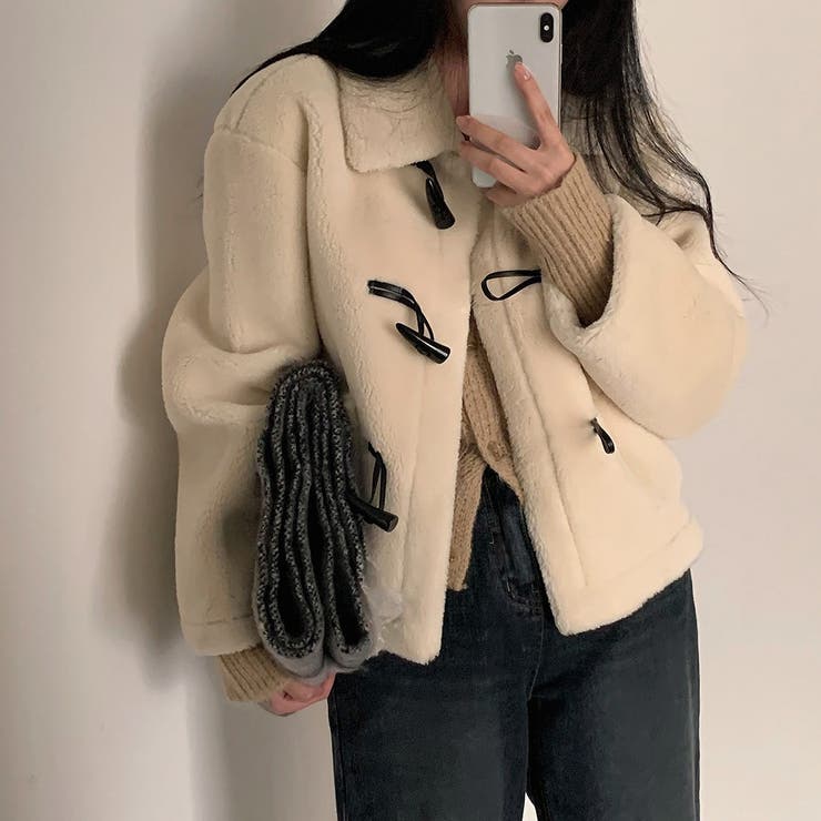 ライトベージュ | 羊羔毛ジャケット | Ulysses