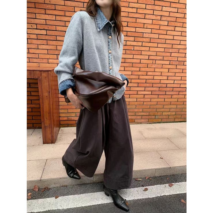 ニット切り替えデニムシングルブレストジャケット | Ulysses | 詳細画像3 