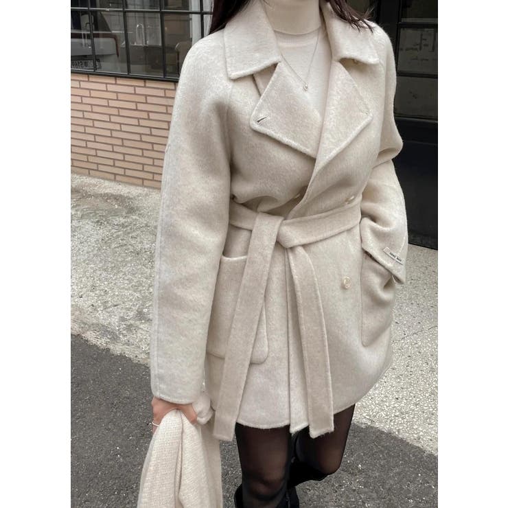 襟付きダブルブレストメルトンジャケット | Ulysses | 詳細画像3 