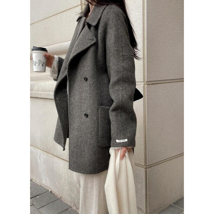 襟付きダブルブレストメルトンジャケット | Ulysses | 詳細画像6 