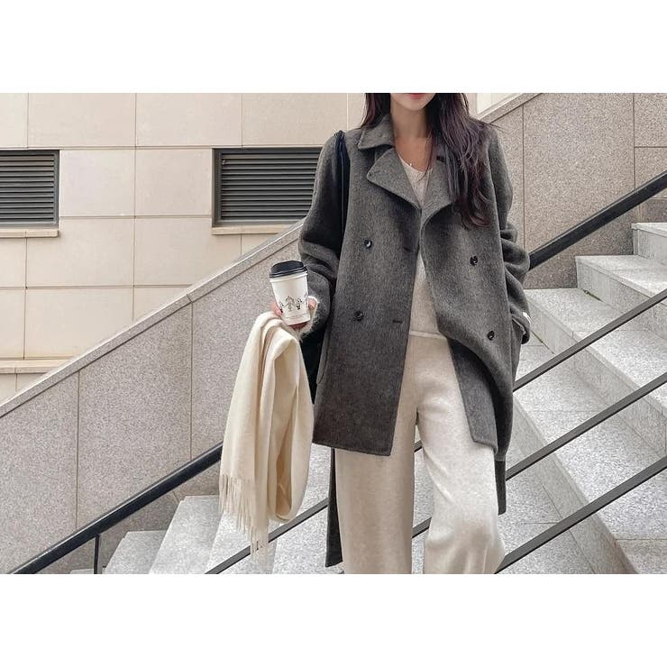 襟付きダブルブレストメルトンジャケット | Ulysses | 詳細画像7 